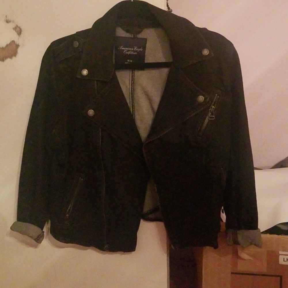 American Eagle black Jean jacket